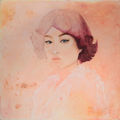 Anielka Hampson Painting Serene Suzy Sue